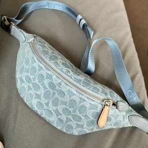 Coach Denim Sling Bag
